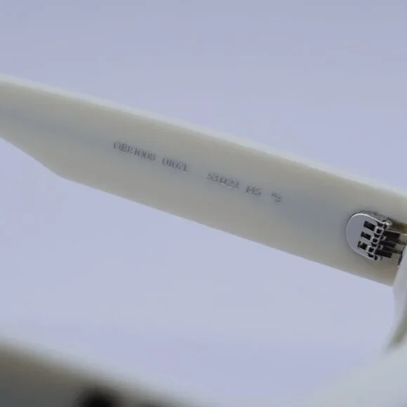 Off-White OERI008 VIRGIL 0107 Square Sunglasses – White/Dark Grey Sunglasses Off-White Oneri008 Virgil 0107 White Dark Gray  main image 4